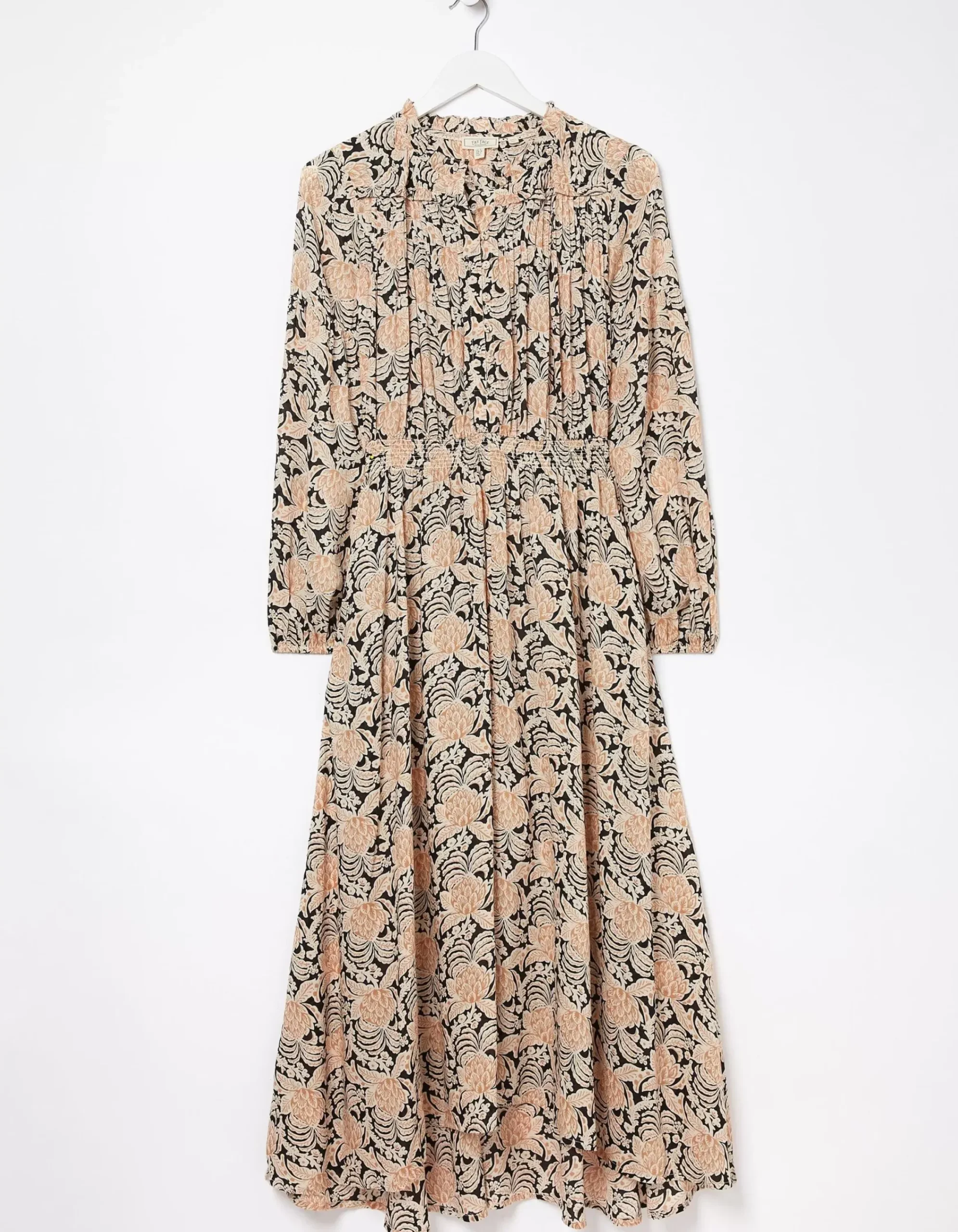 Women FatFace Dresses|Beth Damask Floral Maxi Dress
