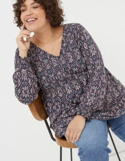 Women FatFace View All|Beth Ikat Geo Tunic