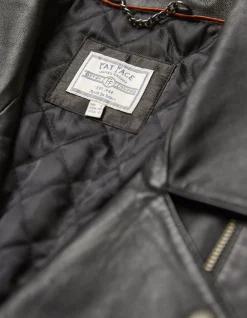 Women FatFace Coats & Jackets|Bethany Biker Leather Jacket