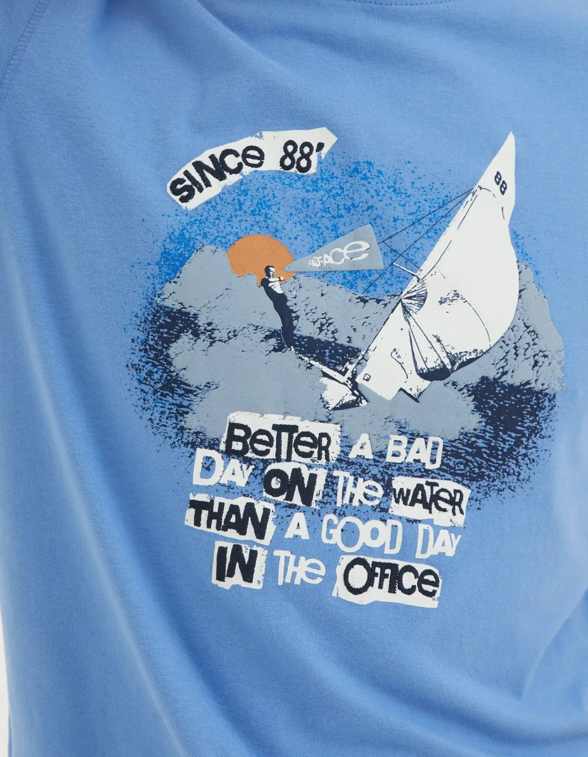 Men FatFace View All|Better A Bad Day Sail T Shirt