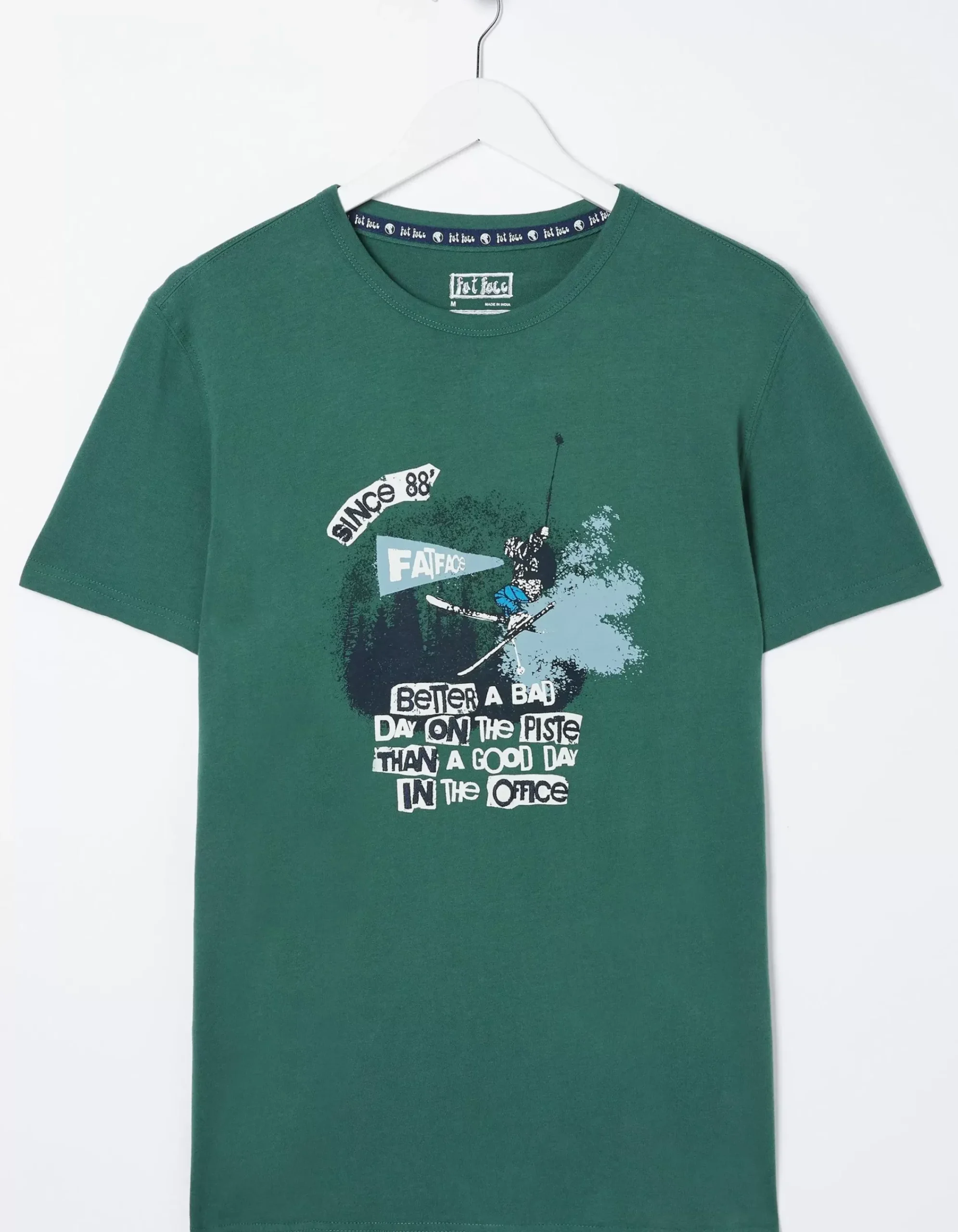 Men FatFace View All|Better A Bad Day Ski T Shirt