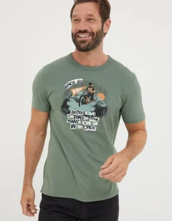 Men FatFace View All|Better A Bad Day Trail T Shirt