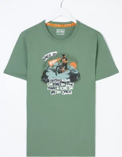Men FatFace View All|Better A Bad Day Trail T Shirt