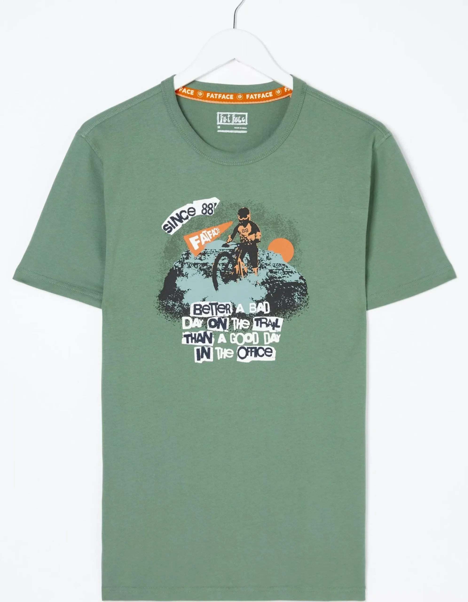 Men FatFace View All|Better A Bad Day Trail T Shirt