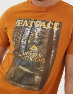 Men FatFace View All|Better Outdoors Graphic T Shirt