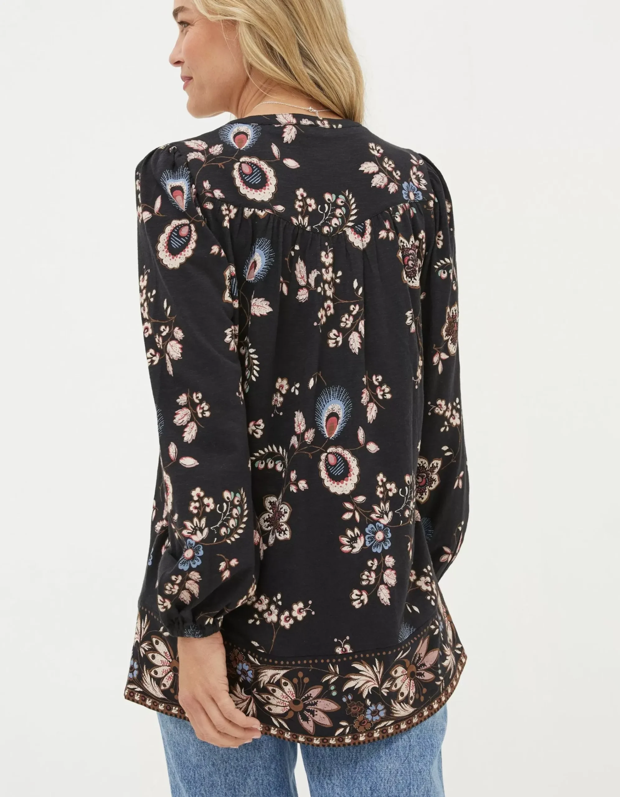 Women FatFace Tops & T-Shirts|Betty Fall Floral Tunic