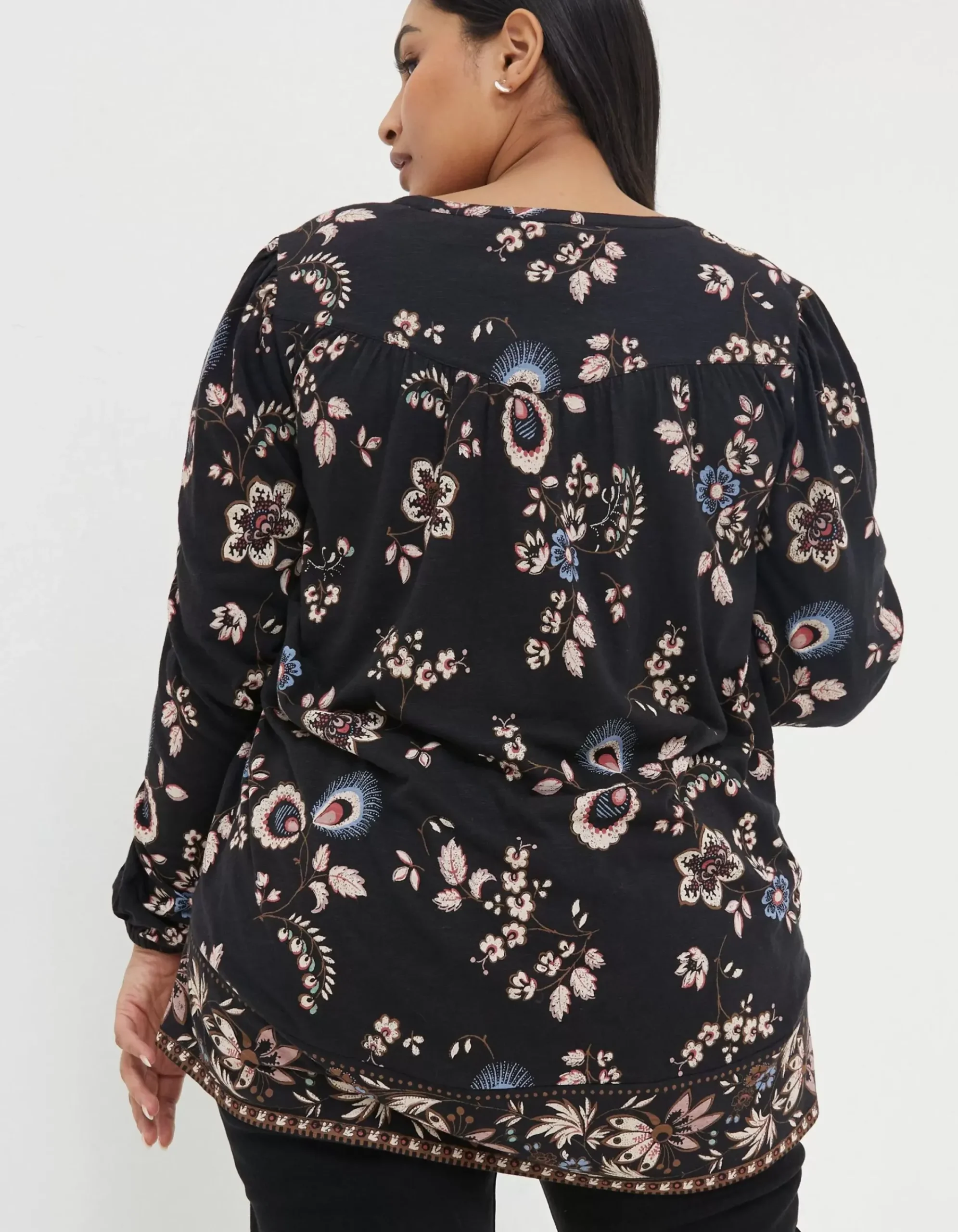 Women FatFace Tops & T-Shirts|Betty Fall Floral Tunic