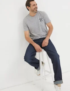 Men FatFace T-Shirts|Bike Pedal T-Shirt
