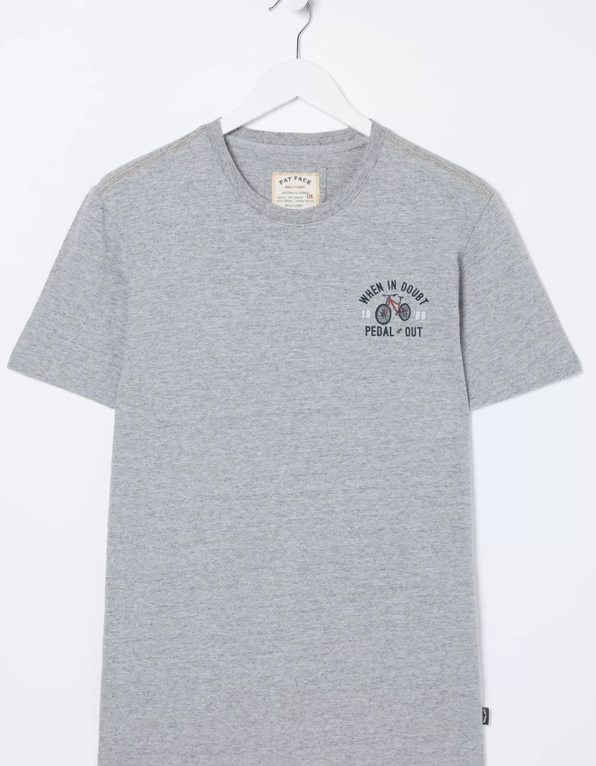 Men FatFace T-Shirts|Bike Pedal T-Shirt