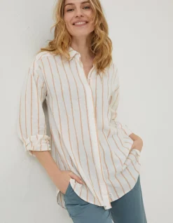 Women FatFace Shirts & Blouses|Billie Linen Blend Shirt