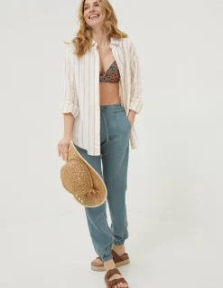Women FatFace Shirts & Blouses|Billie Linen Blend Shirt