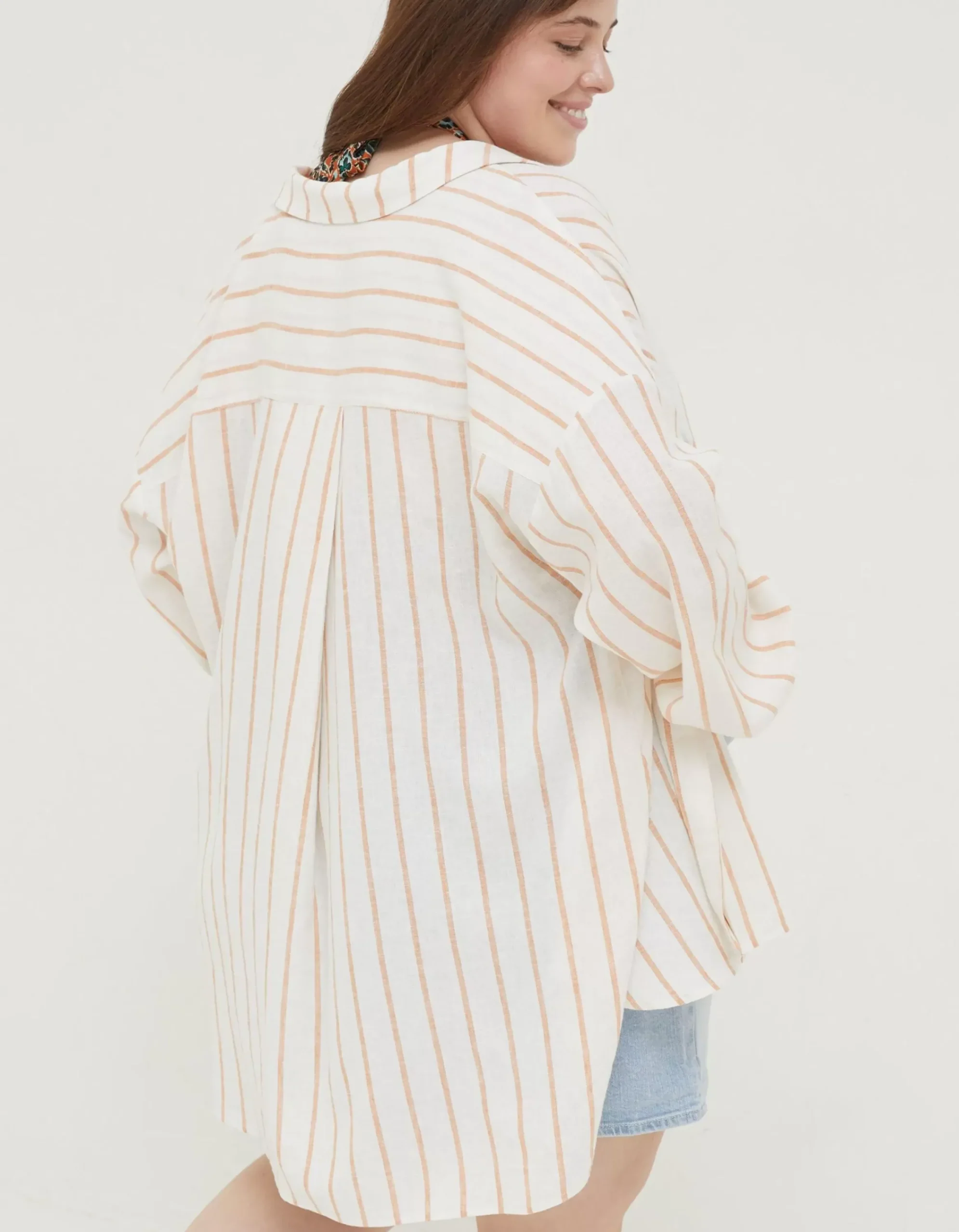 Women FatFace Shirts & Blouses|Billie Linen Blend Shirt