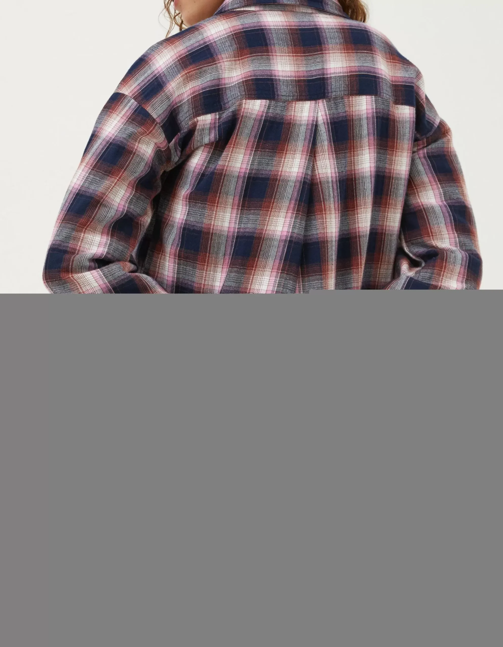 Women FatFace Shirts & Blouses|Billie Longline Check Shirt