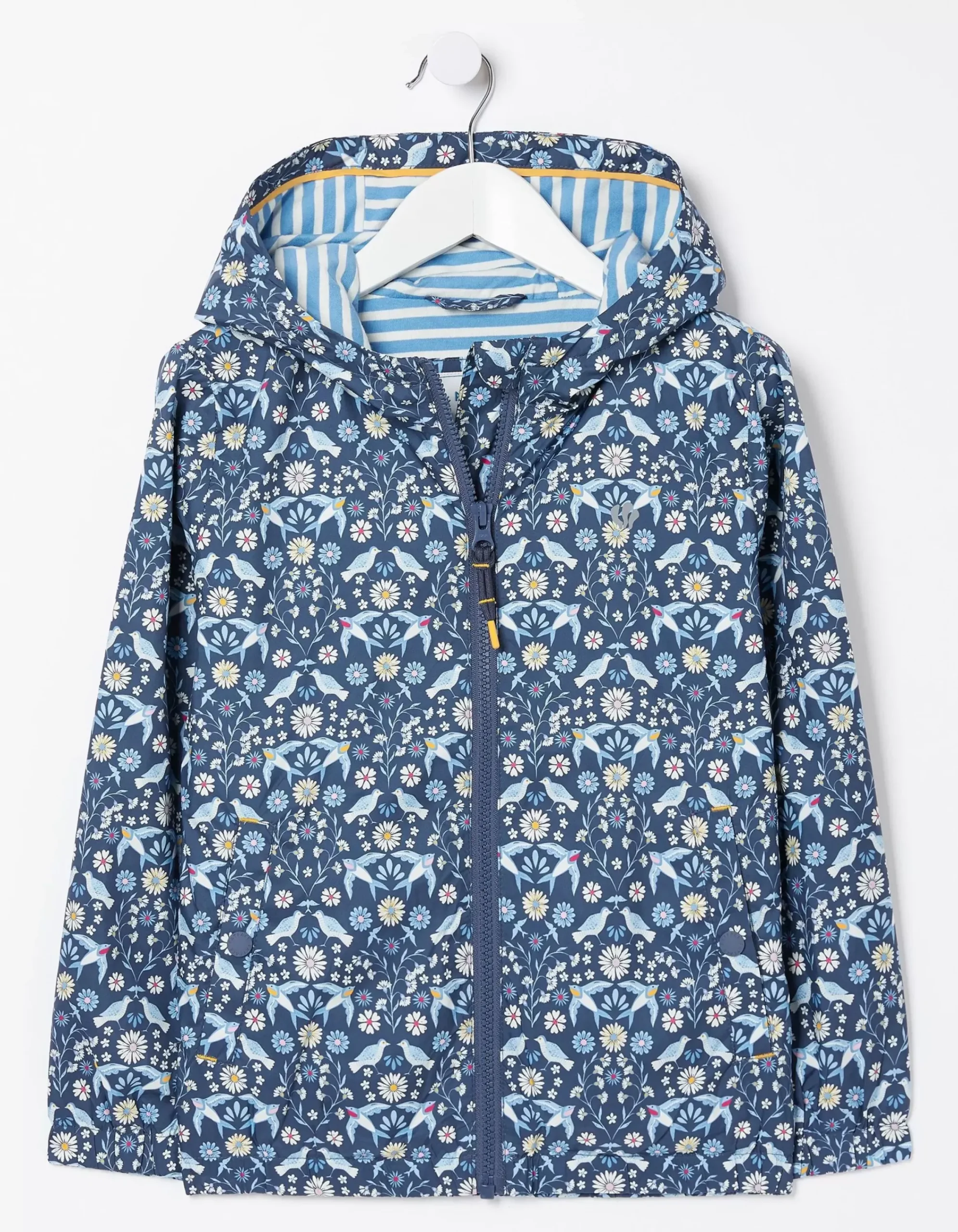 Girls FatFace View All|Bird Tile Windbreaker Jacket