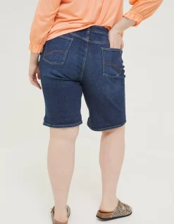 Women FatFace Shorts|Bisley Denim Bermuda Shorts