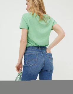 Women FatFace Shorts|Bisley Denim Bermuda Shorts
