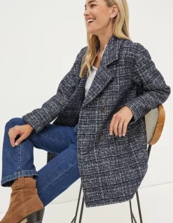 Women FatFace Coats & Jackets|Blair Wool Blend Coat