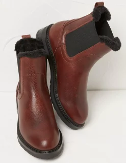 Women FatFace View All|Blake Fur Lined Chelsea Boot