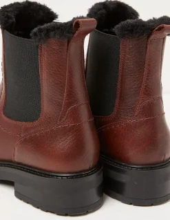 Women FatFace View All|Blake Fur Lined Chelsea Boot
