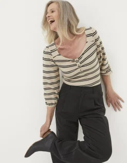 Women FatFace View All|Blake Wide Leg Drape Trousers