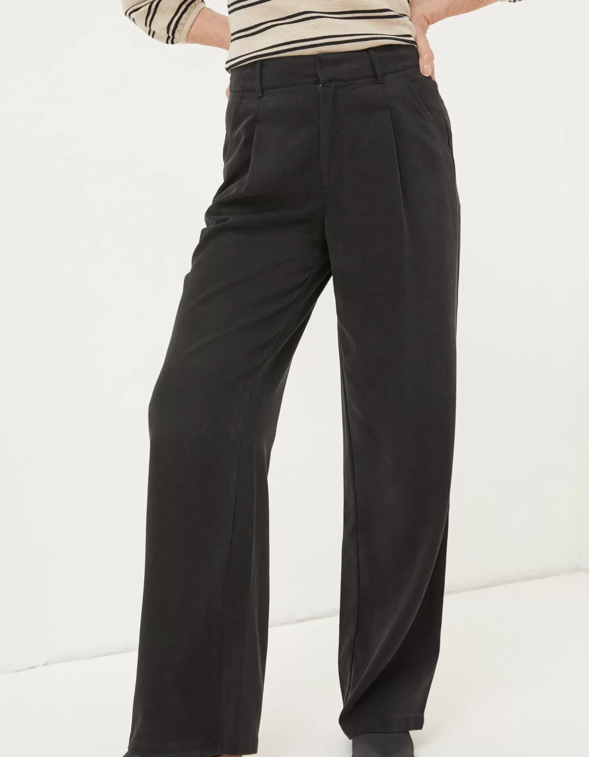 Women FatFace Trousers & Leggings|Blake Wide Leg Drape Trouser