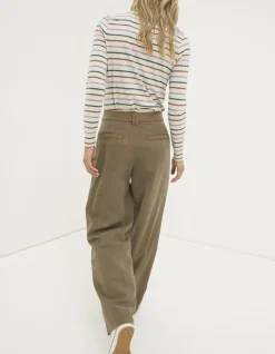 Women FatFace View All|Blake Wide Leg Drape Trousers