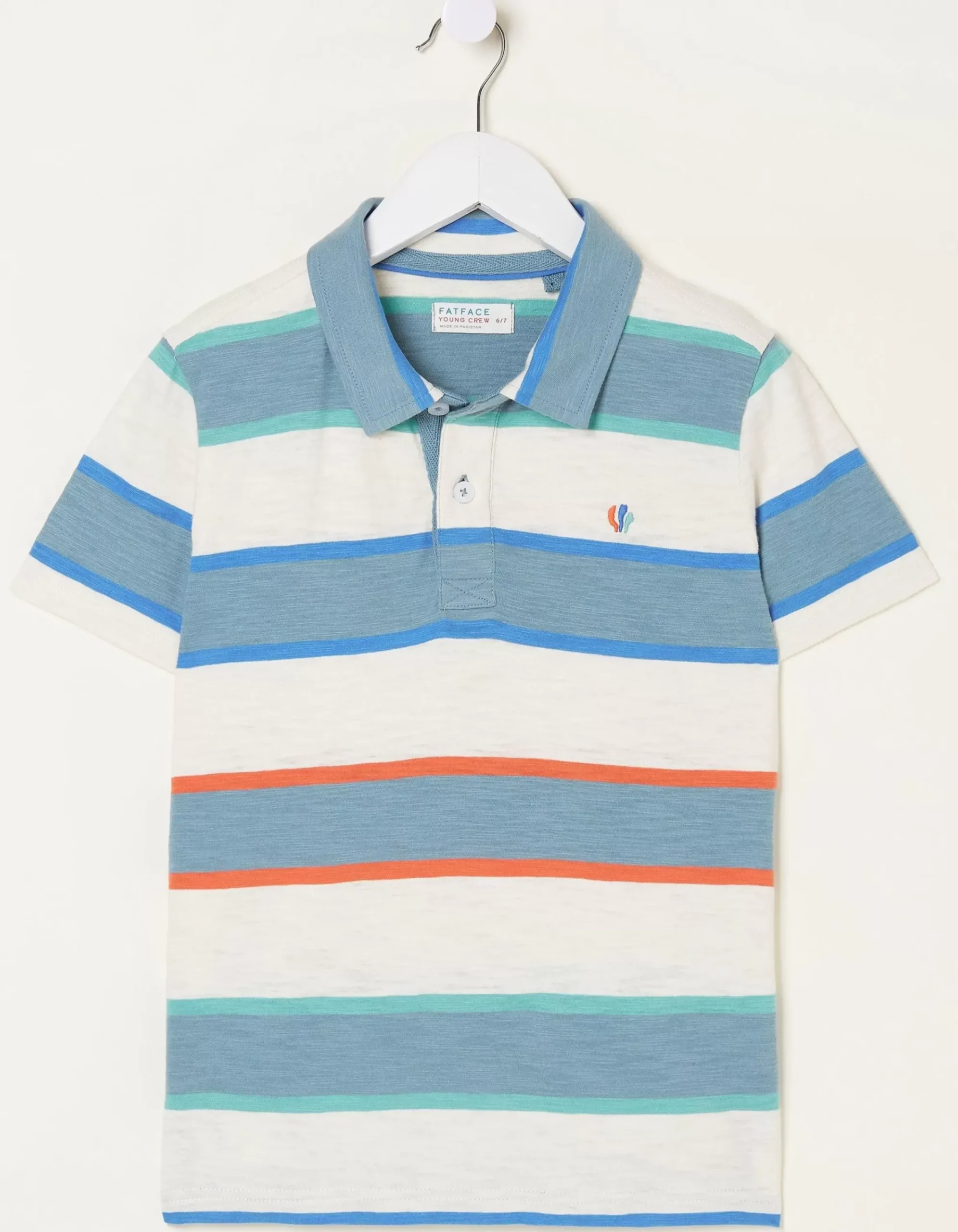 Boys FatFace View All|Block Stripe Polo