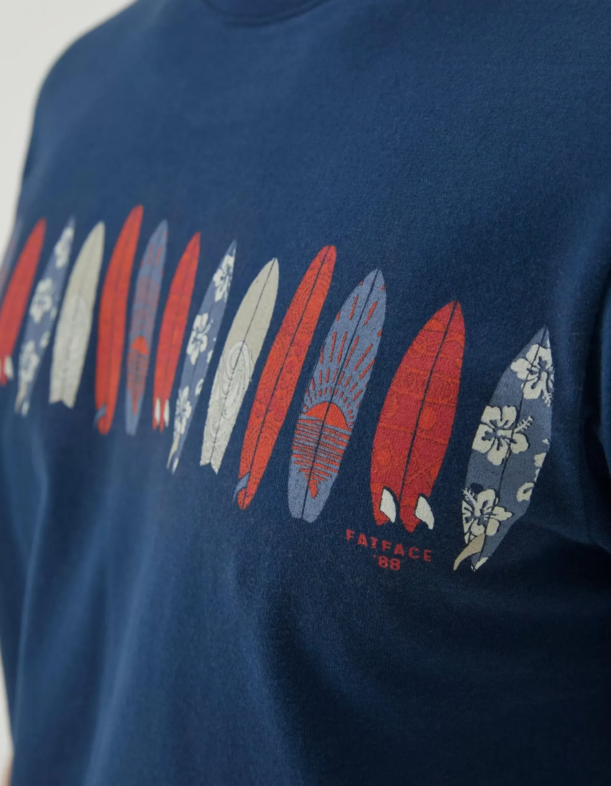 Men FatFace T-Shirts|Board Line Up T-Shirt