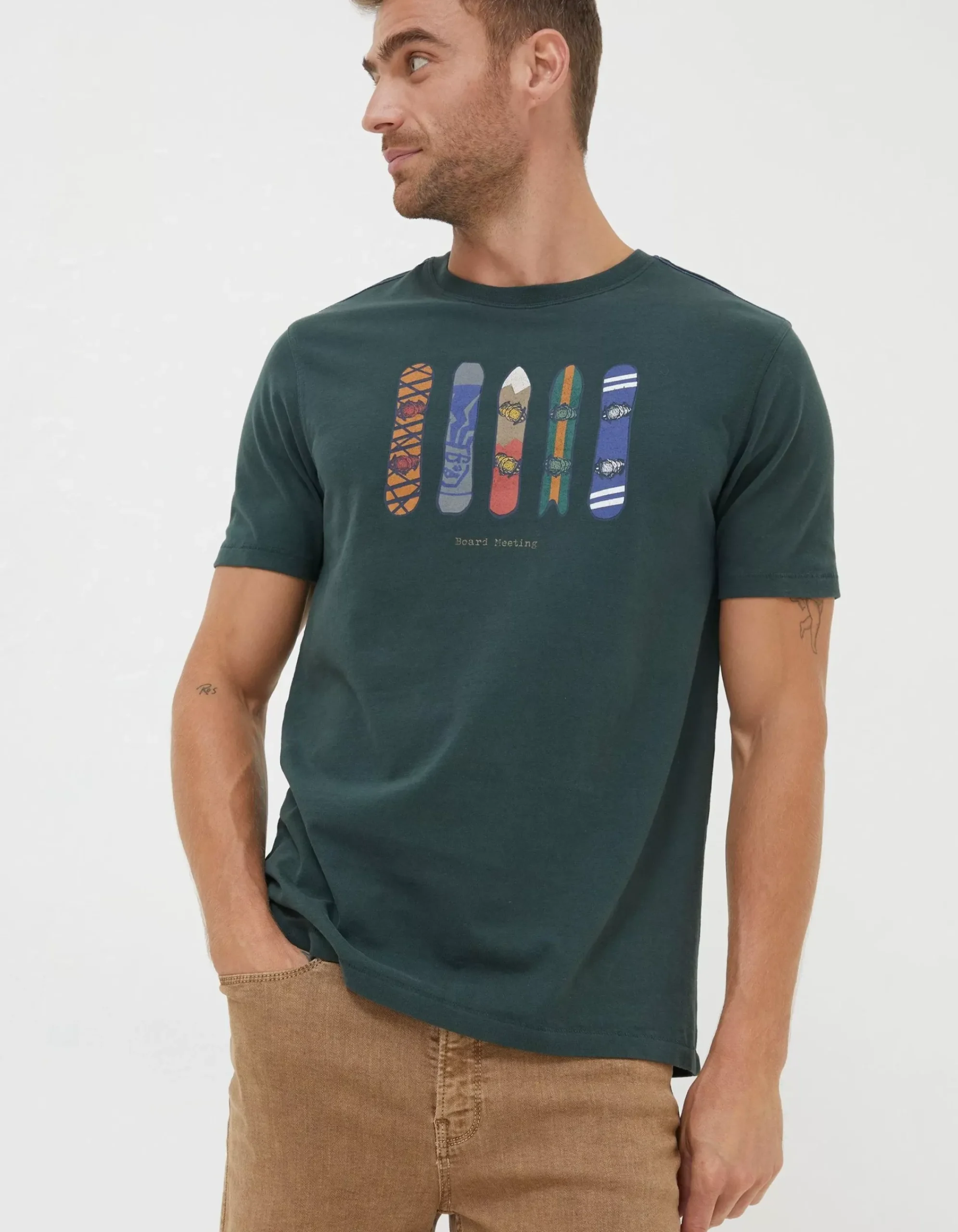 Men FatFace View All|Board Meeting T-Shirt