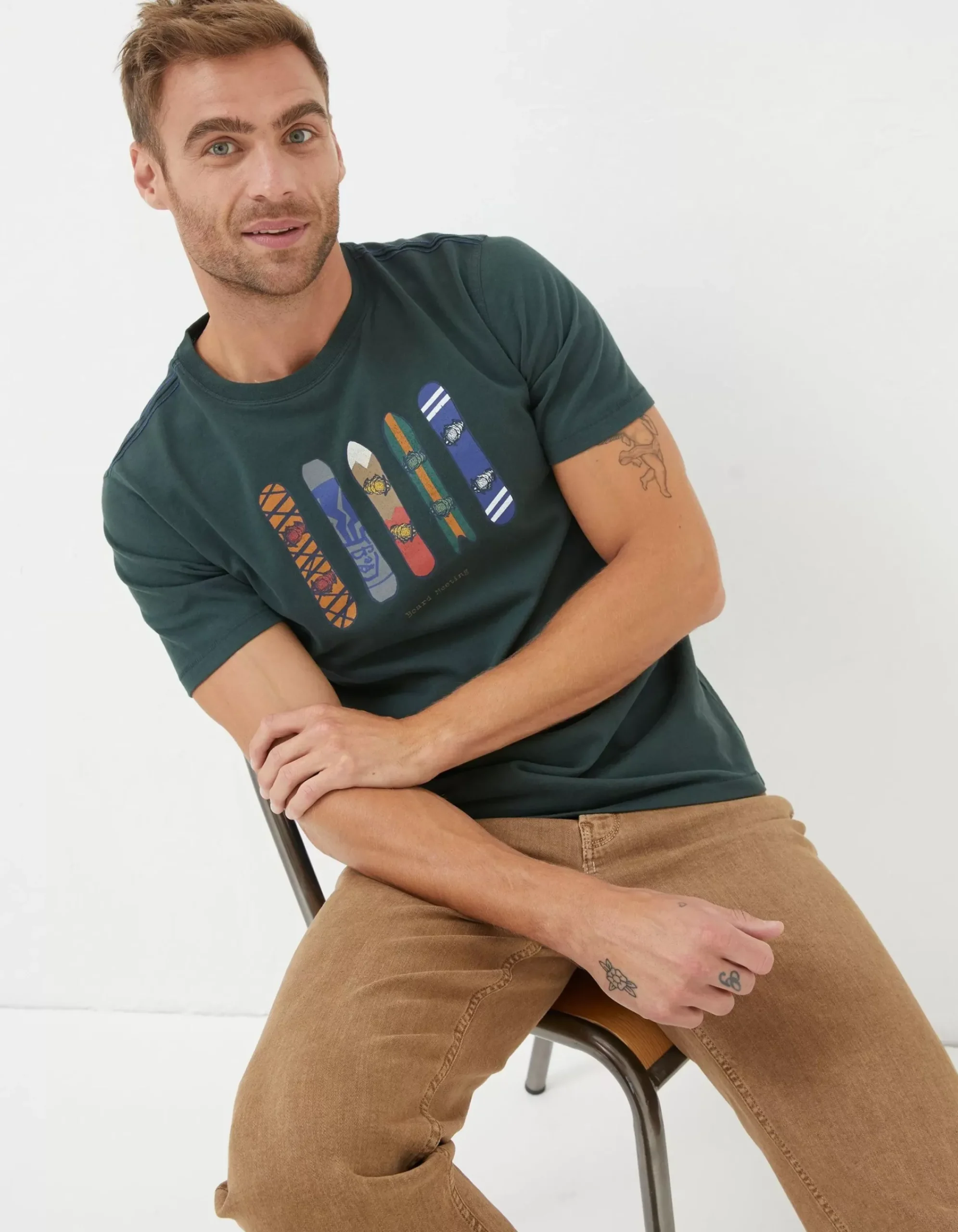 Men FatFace View All|Board Meeting T-Shirt