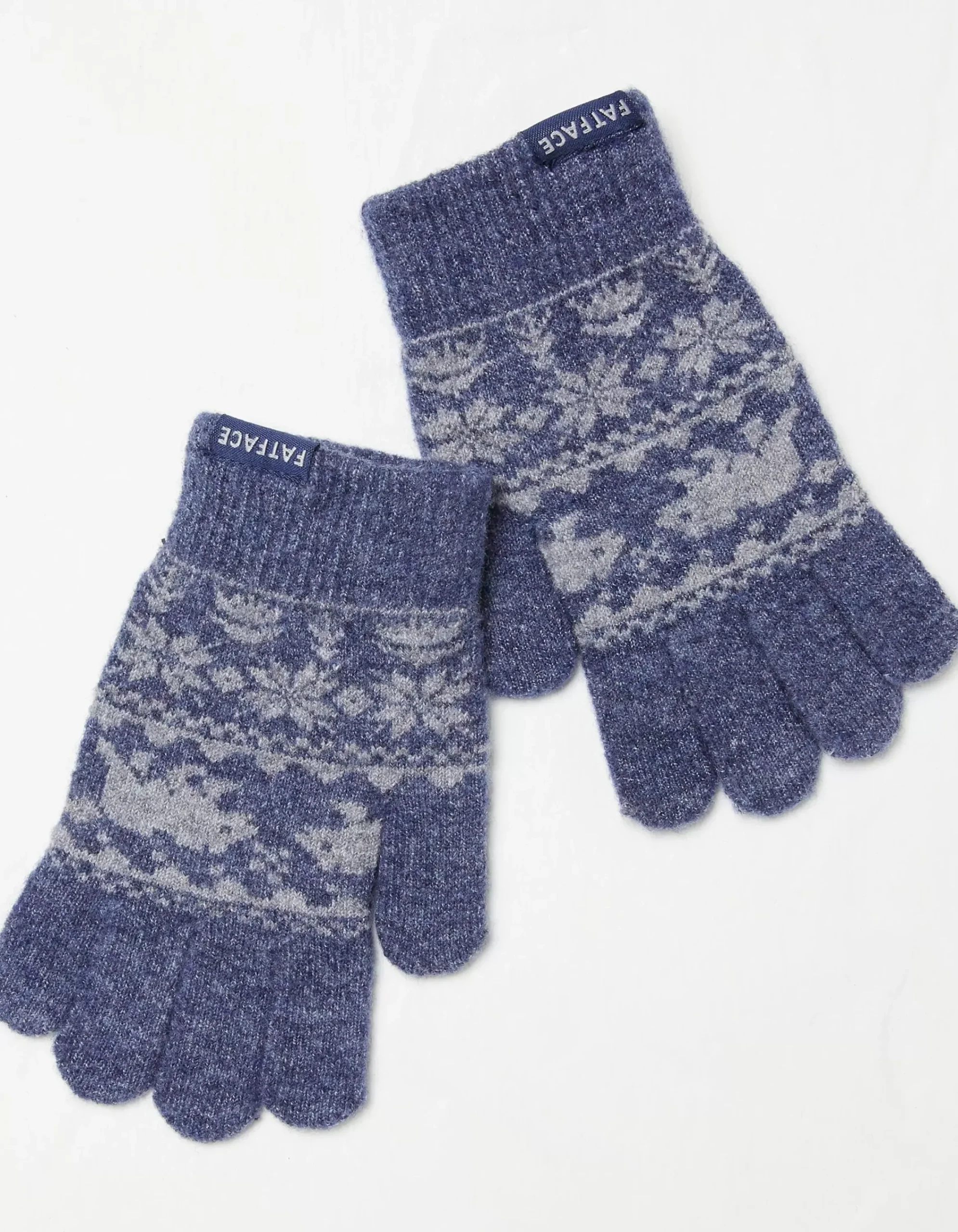 Kids FatFace View All|Bobbi Bear Fairisle Gloves