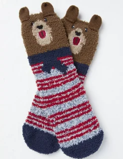Kids FatFace View All|Bobbi Bear Fluffy Socks
