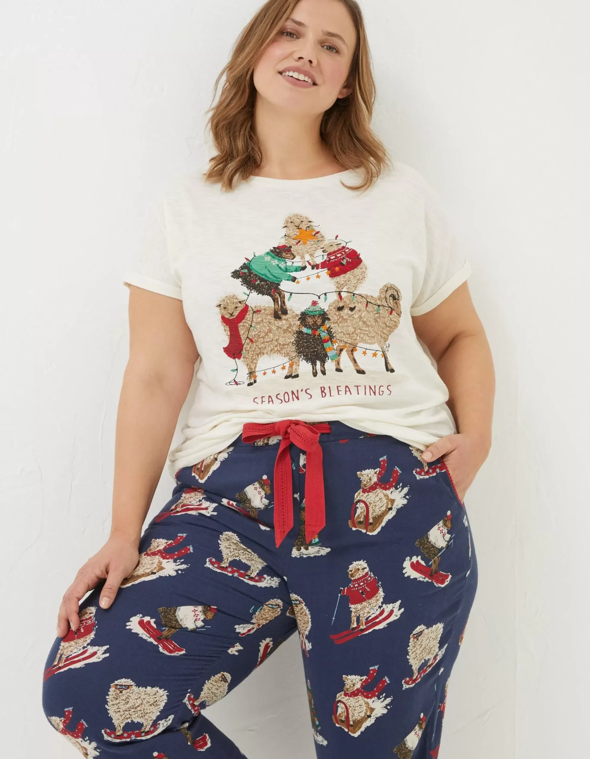 Women FatFace Nightwear & Loungewear|Bobbi Bear T-Shirt