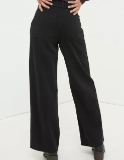 Women FatFace Trousers & Leggings|Bodi Belted Drape Trousers