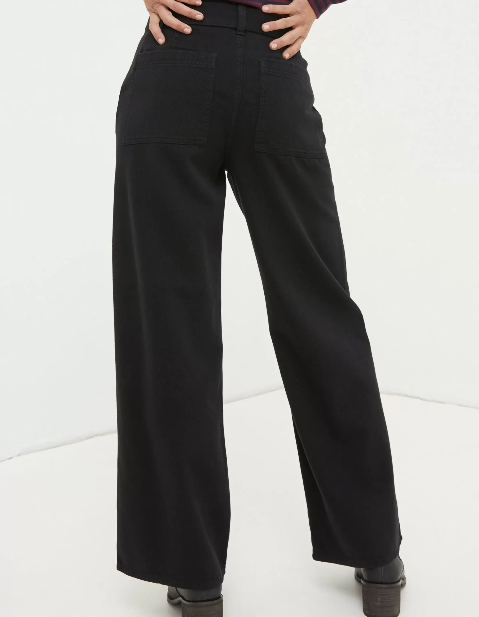 Women FatFace Trousers & Leggings|Bodi Belted Drape Trousers