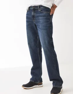 Men FatFace Jeans|Bootcut Mid Wash Jeans