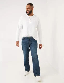 Men FatFace Jeans|Bootcut Mid Wash Jeans