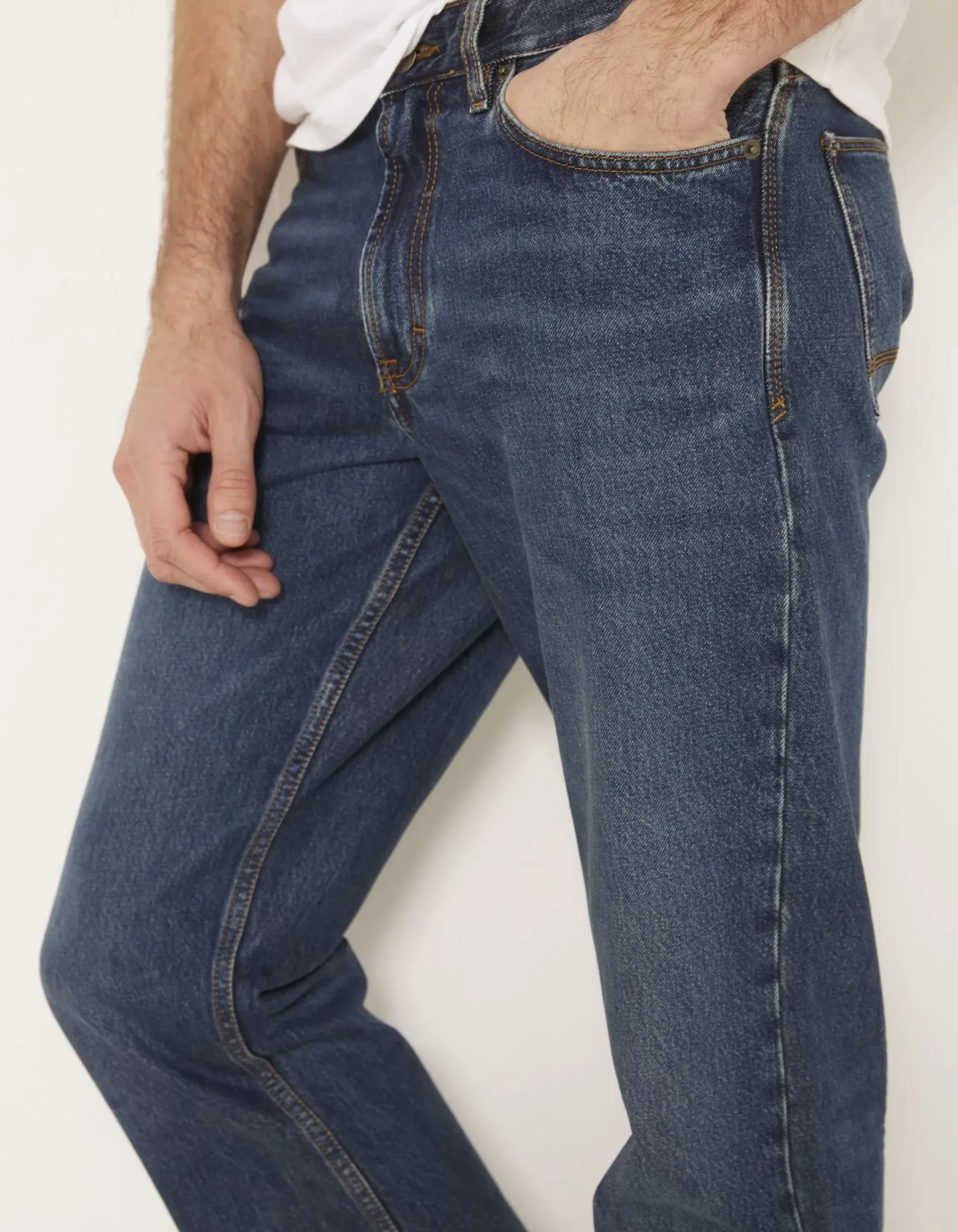 Men FatFace Jeans|Bootcut Mid Wash Jeans