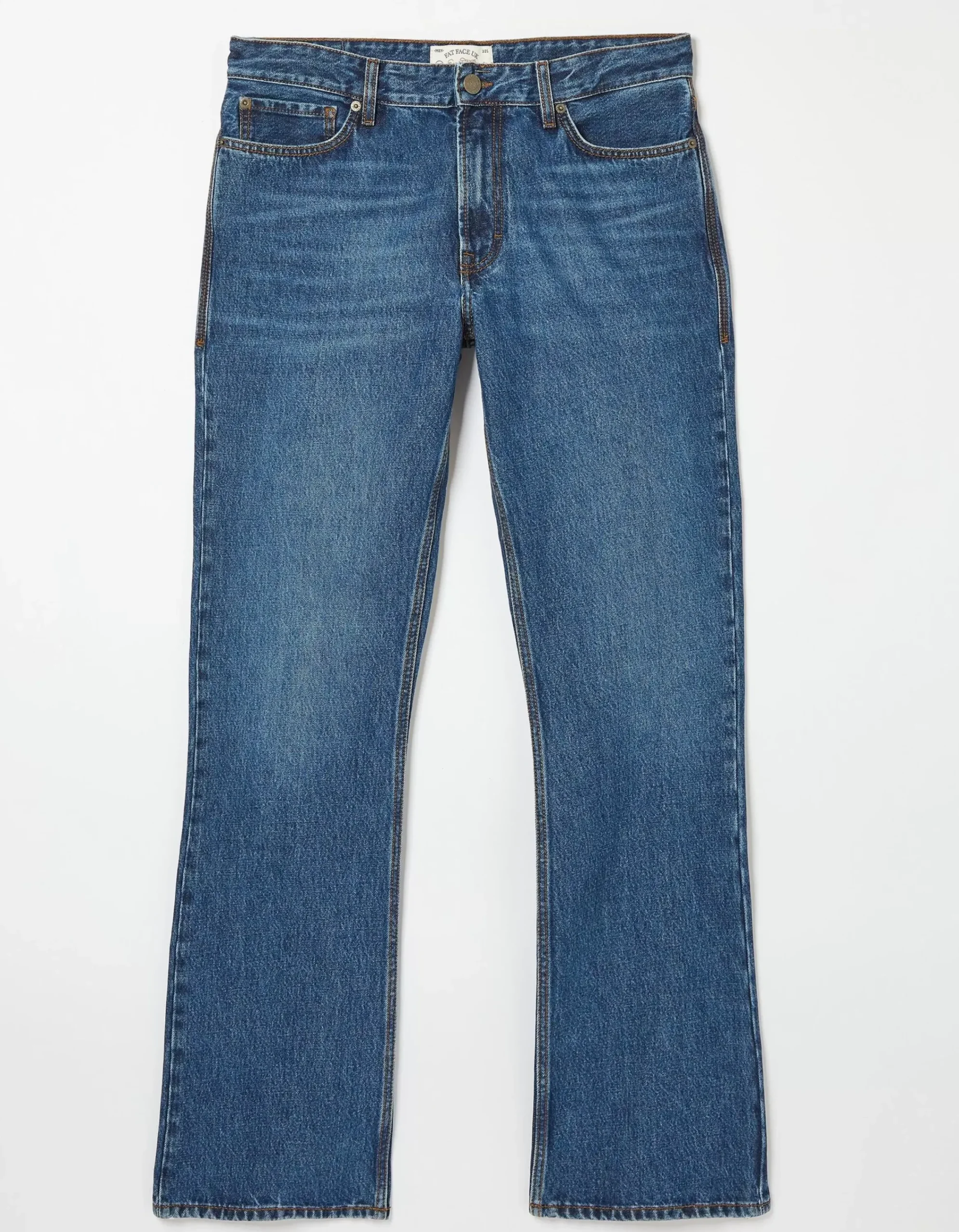 Men FatFace Jeans|Bootcut Stone Wash Jeans