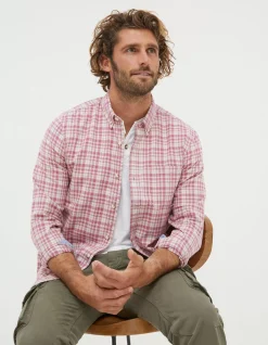 Men FatFace Shirts|Bowes Check Shirt