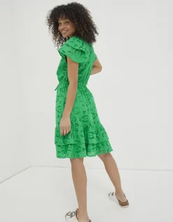 Women FatFace Dresses|Brady Broderie Dress