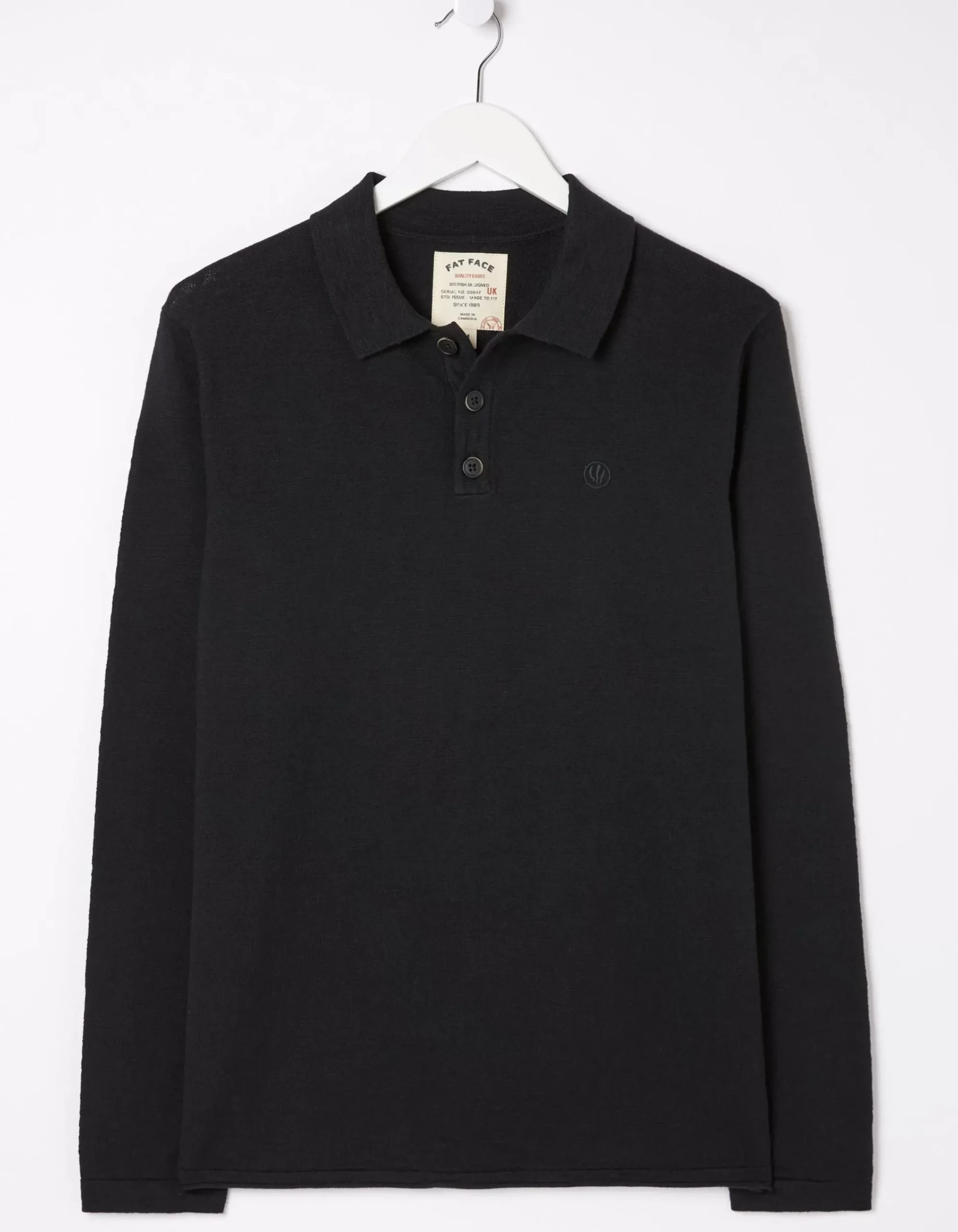 Men FatFace Knitwear|Braunton Collared Jumper