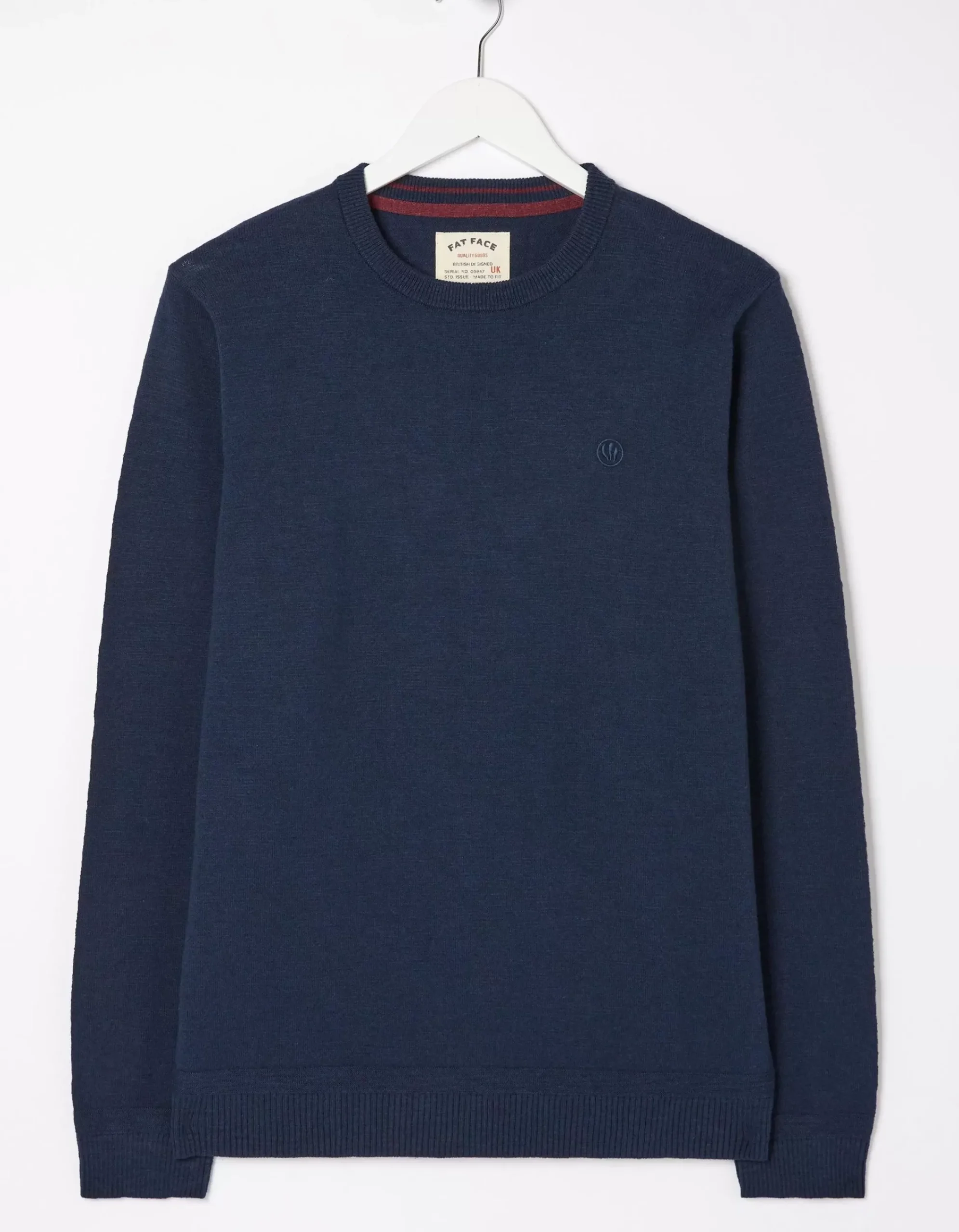 Men FatFace Knitwear|Braunton Crew Jumper