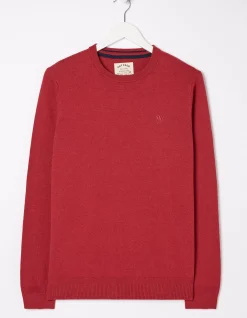 Men FatFace Knitwear|Braunton Crew Jumper
