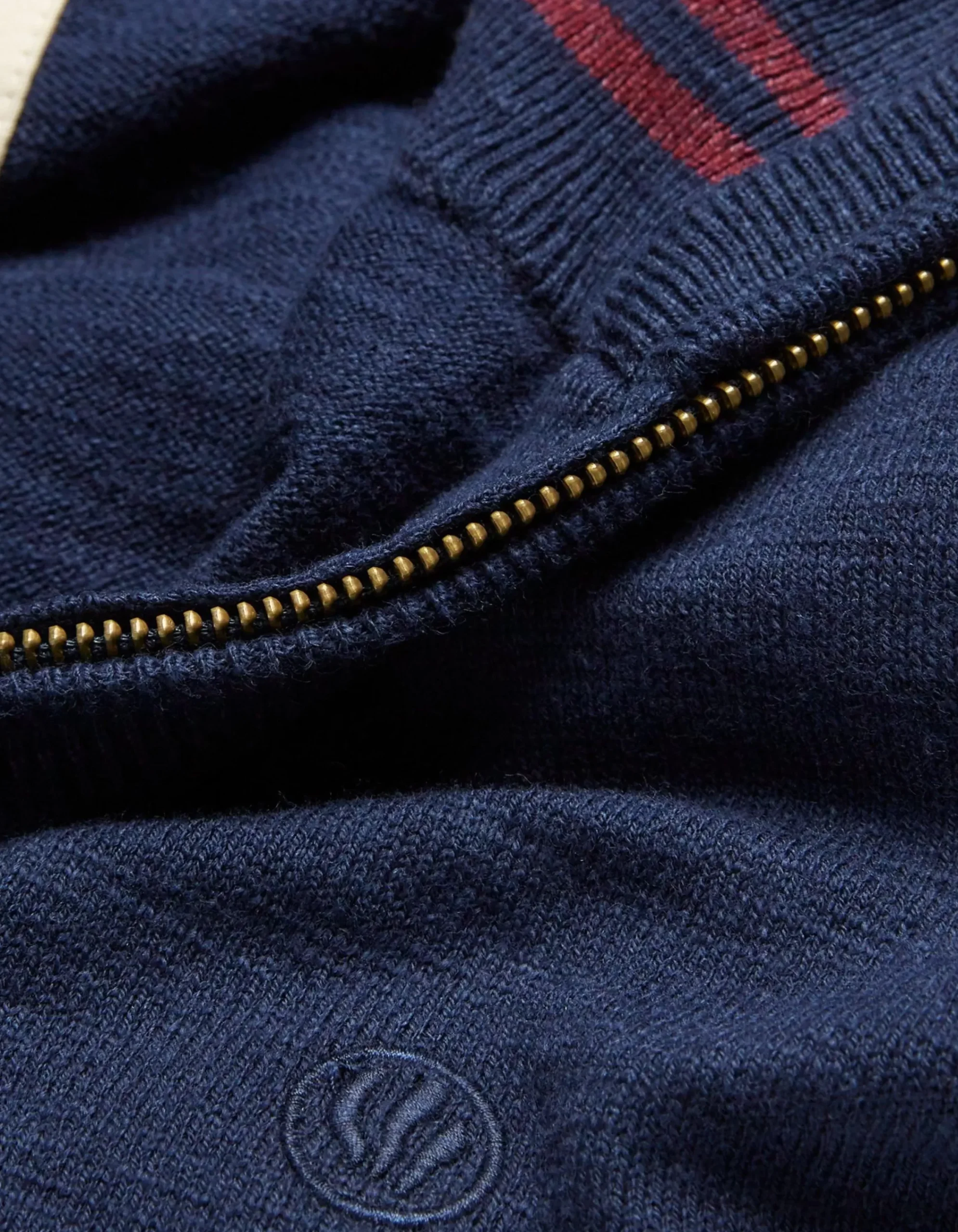 Men FatFace Knitwear|Braunton Half Neck Jumper
