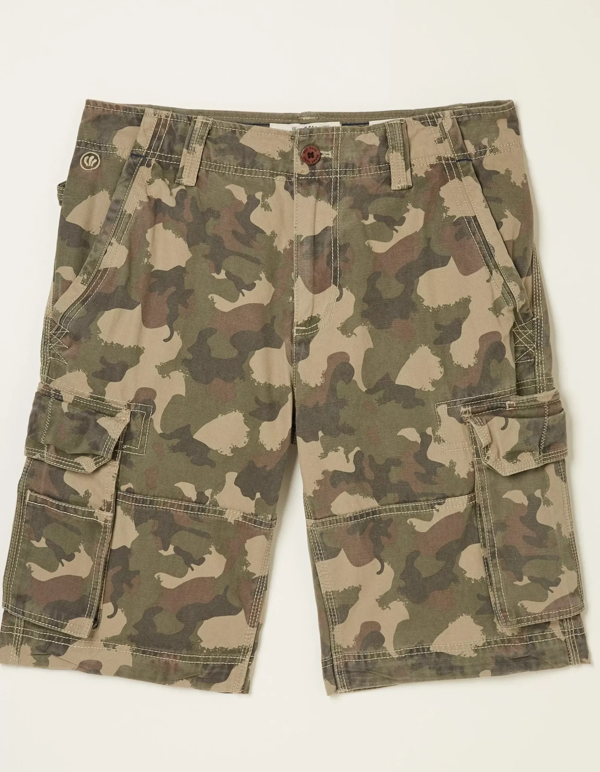 Men FatFace Shorts|Breakyard Camo Cargo Shorts