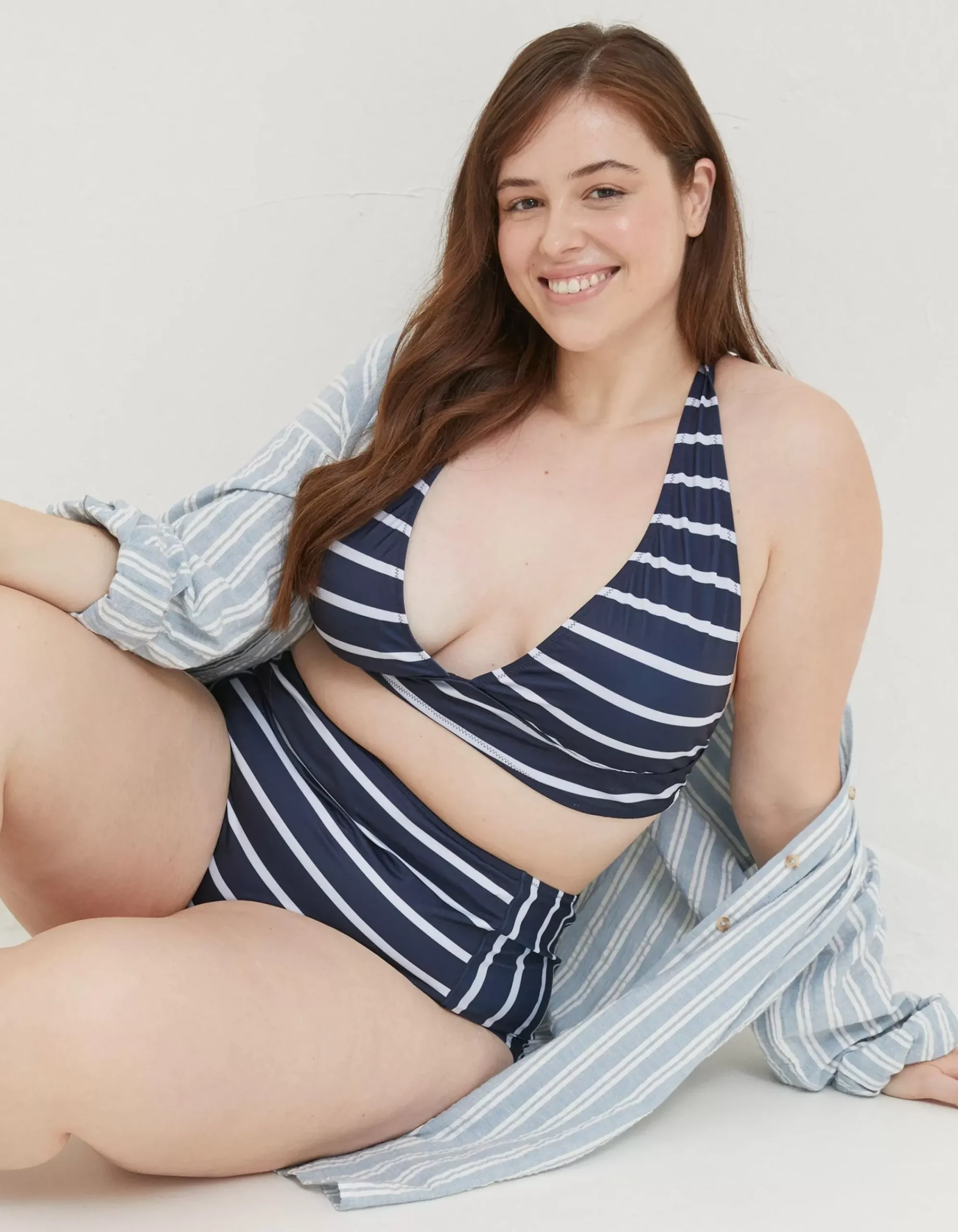 Women FatFace Beachwear & Swimwear|Breton Bikini Top