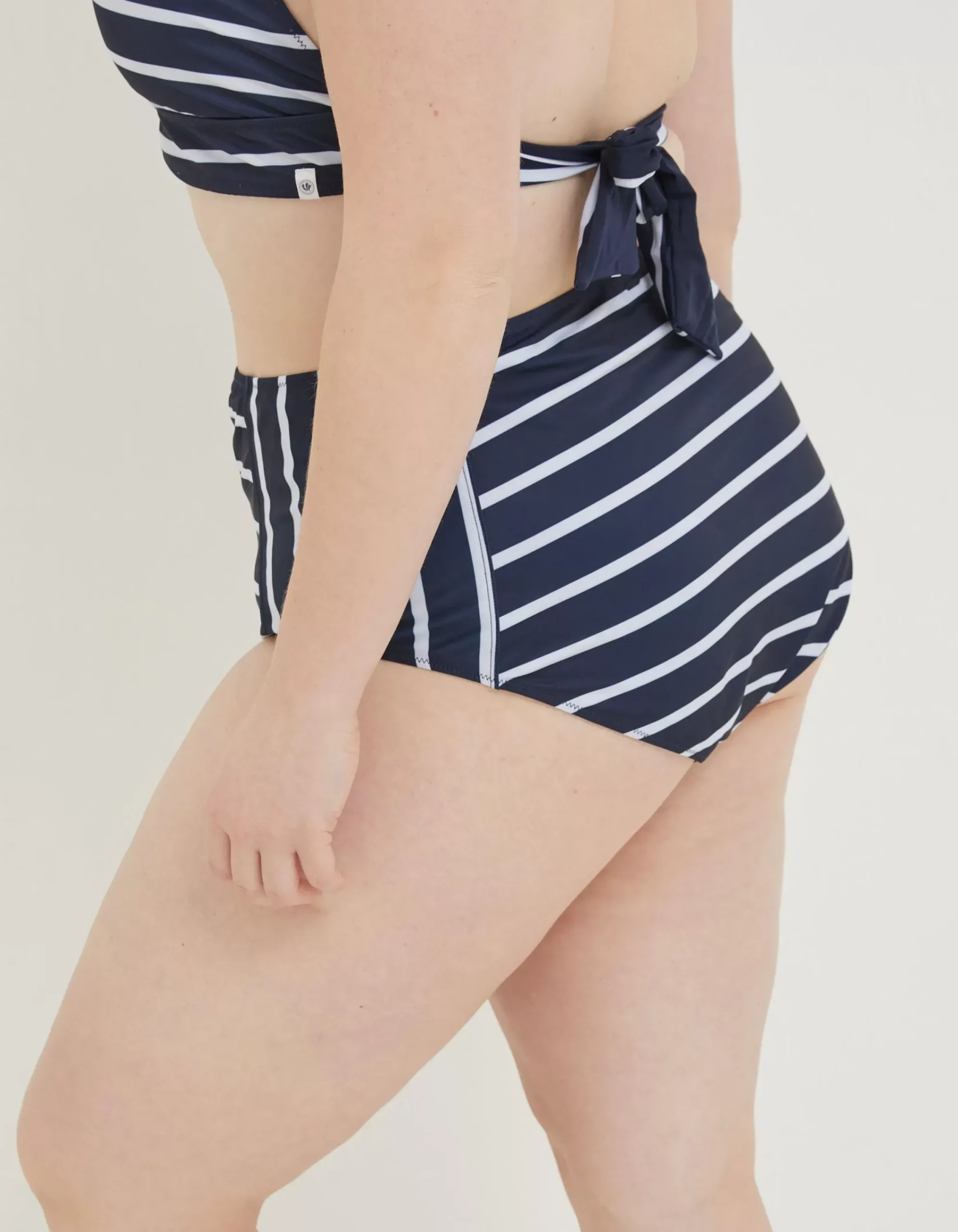 Women FatFace Beachwear & Swimwear|Breton High Waisted Bikini Bottoms