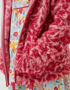 Girls FatFace View All|Bright Blooms Zip Through Fleece