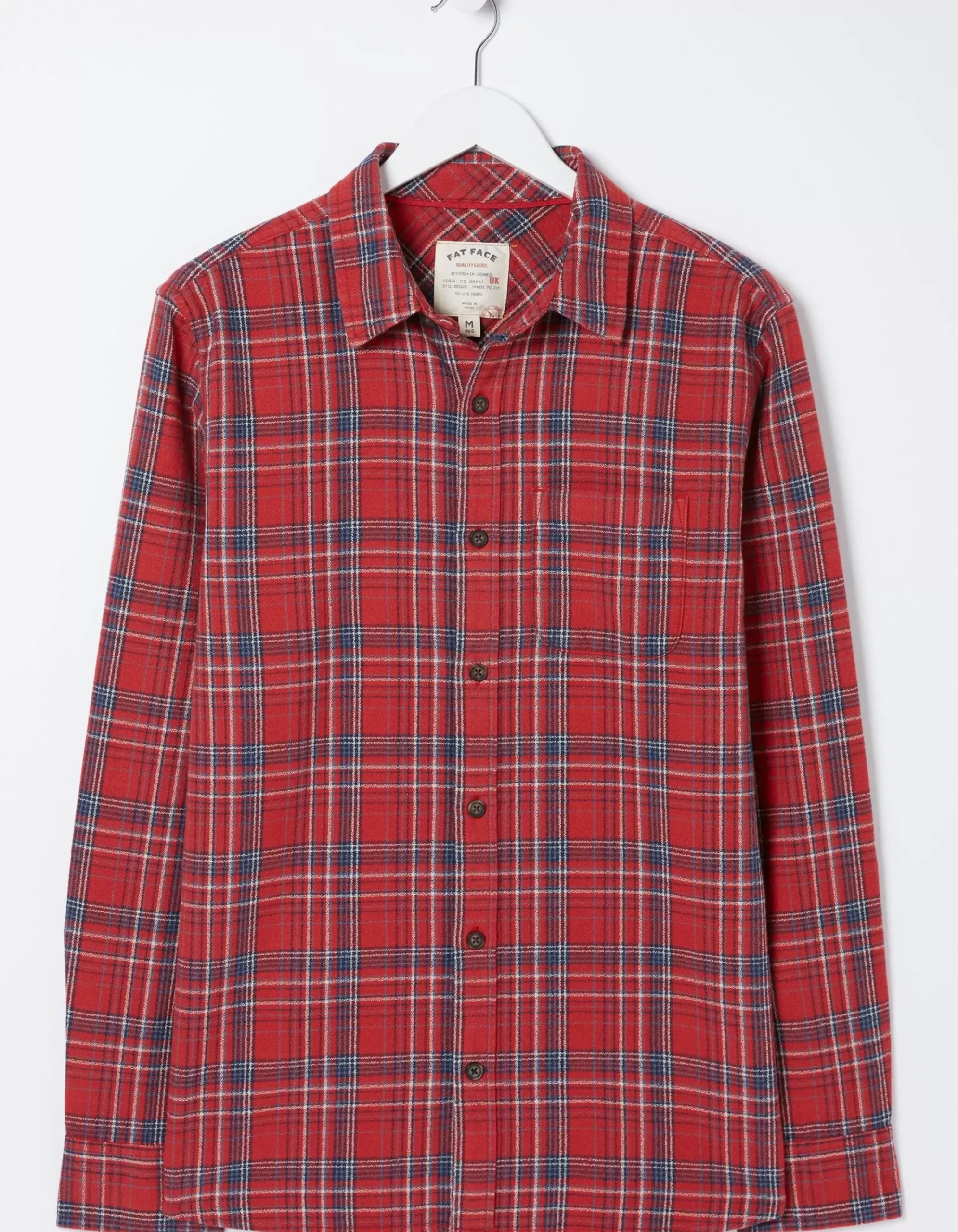 Men FatFace Shirts|Broadfield Check Shirt